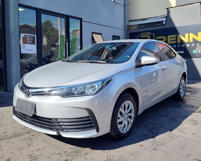 Toyota Corolla GLi 1.8 16V 2018/2018 RENNER AUTOMÓVEIS LAJEADO / Carros no Vale Toyota Corolla GLi 1.8 16V 2018/2018 RENNER AUTOMÓVEIS LAJEADO / Carros no Vale