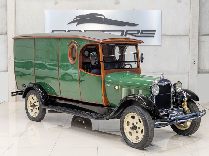 FORD A 4 CILINDROS BIGODE PARTIDA NO PÉ CAPOTA DE LONA 1929/1929 PASTORE CAR COLLECTION BENTO GONÇALVES / Carros no Vale