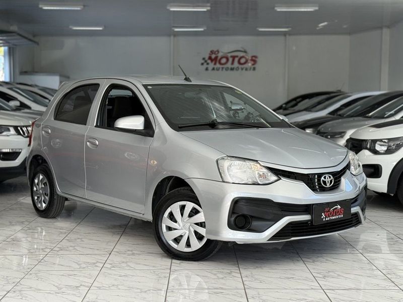 Toyota ETIOS HATCH X 1.3 2018 SÓ MOTOS E AUTOMÓVEIS SANTA CRUZ DO SUL / Carros no Vale