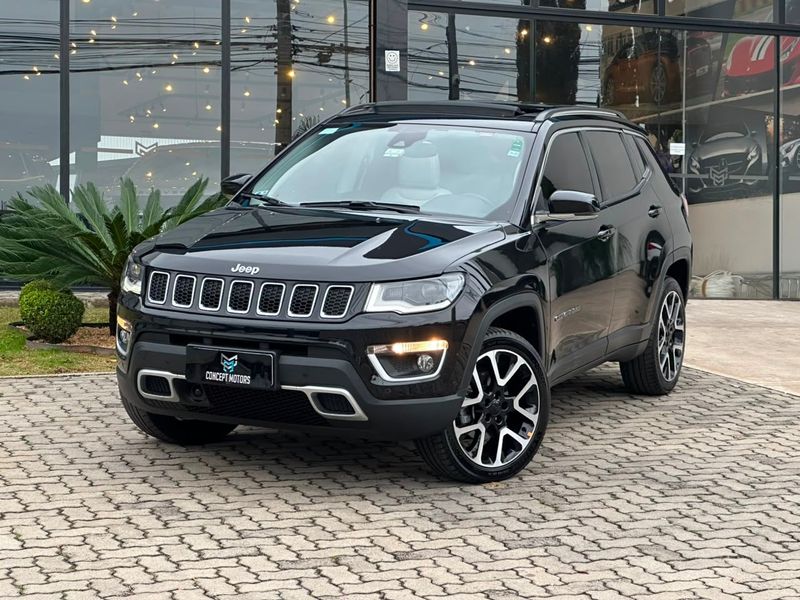 Jeep Compass LIMITED 2.0 4×4 Diesel 16V Aut. 2017/2018 CONCEPT MOTORS PASSO FUNDO / Carros no Vale Jeep Compass LIMITED 2.0 4×4 Diesel 16V Aut. 2017/2018 CONCEPT MOTORS PASSO FUNDO / Carros no Vale