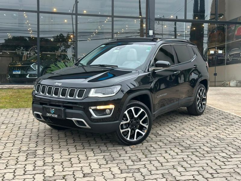 Jeep Compass LIMITED 2.0 4×4 Diesel 16V Aut. 2017/2018 CONCEPT MOTORS PASSO FUNDO / Carros no Vale Jeep Compass LIMITED 2.0 4×4 Diesel 16V Aut. 2017/2018 CONCEPT MOTORS PASSO FUNDO / Carros no Vale