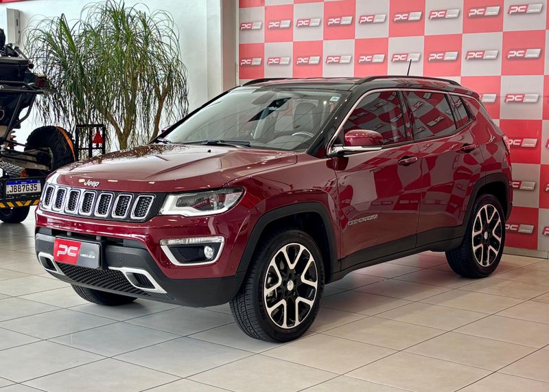 Jeep COMPASS LIMITED 2.0 4×4 16V 2019/2019 PC VEÍCULOS SANTA CRUZ DO SUL / Carros no Vale Jeep COMPASS LIMITED 2.0 4×4 16V 2019/2019 PC VEÍCULOS SANTA CRUZ DO SUL / Carros no Vale
