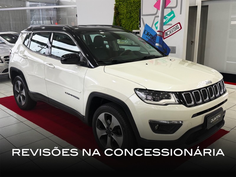 JEEP COMPASS 2.0 16V FLEX LONGITUDE AUTOMÁTICO 2017/2018 DUARTE VEÍCULOS PORTO ALEGRE / Carros no Vale JEEP COMPASS 2.0 16V FLEX LONGITUDE AUTOMÁTICO 2017/2018 DUARTE VEÍCULOS PORTO ALEGRE / Carros no Vale