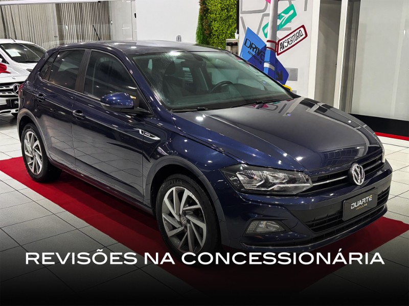 VOLKSWAGEN POLO 1.0200 TSI HIGHLINE AUTOMÁTICO 2018/2019 DUARTE VEÍCULOS PORTO ALEGRE / Carros no Vale
