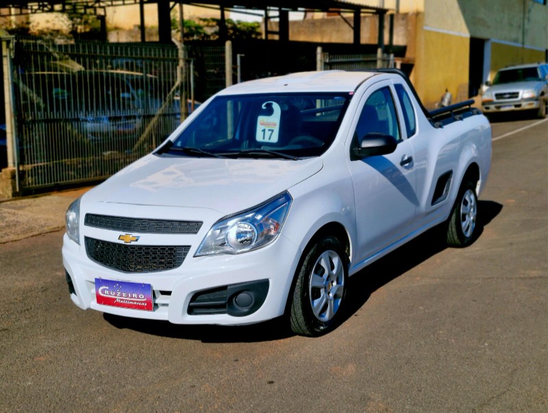 CHEVROLET MONTANA LS 1.4 ECONOFLEX 8V 2P 2017/2017 CRUZEIRO MULTIMARCAS CRUZEIRO DO SUL / Carros no Vale
