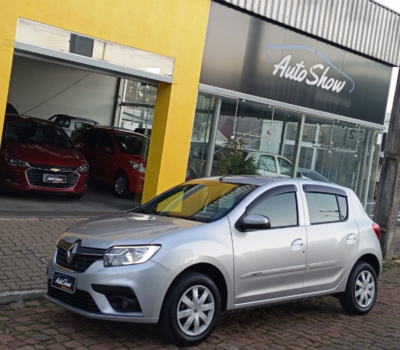 RENAULT SANDERO 1.0 ZEN 12V /2021 AUTO SHOW SANTA CRUZ DO SUL / Carros no Vale