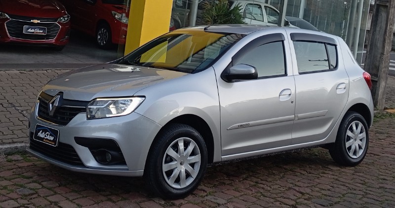RENAULT SANDERO 1.0 ZEN 12V /2021 AUTO SHOW SANTA CRUZ DO SUL / Carros no Vale