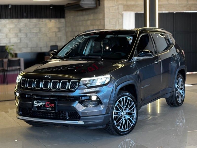 JEEP COMPASS 1.3 LIMITED T270 16V TURBO 2022/2023 GRIFFCAR MULTIMARCAS DOIS IRMÃOS / Carros no Vale JEEP COMPASS 1.3 LIMITED T270 16V TURBO 2022/2023 GRIFFCAR MULTIMARCAS DOIS IRMÃOS / Carros no Vale