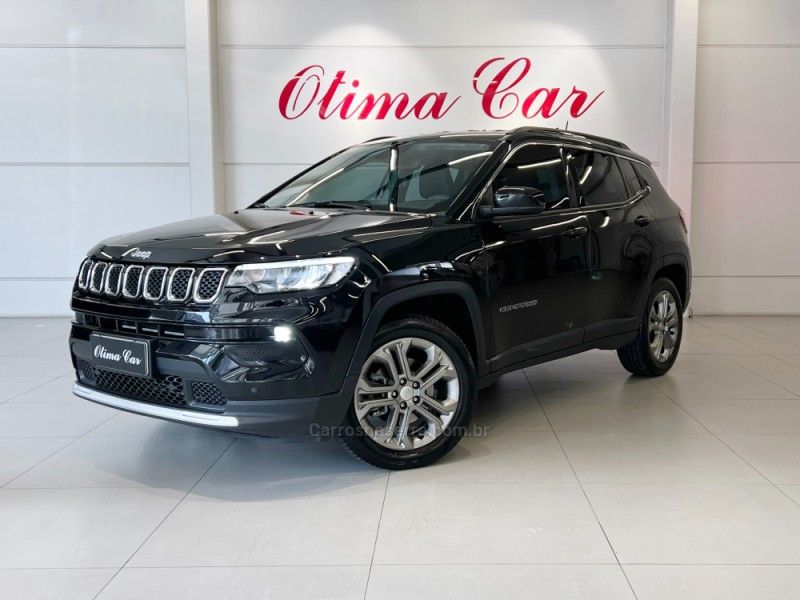 JEEP COMPASS 1.3 LONGITUDE T270 16V TURBO 4X2 2022/2023 ÓTIMA CAR FLORES DA CUNHA / Carros no Vale JEEP COMPASS 1.3 LONGITUDE T270 16V TURBO 4X2 2022/2023 ÓTIMA CAR FLORES DA CUNHA / Carros no Vale