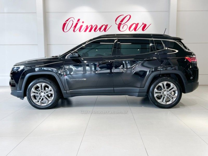 JEEP COMPASS 1.3 LONGITUDE T270 16V TURBO 4X2 2022/2023 ÓTIMA CAR FLORES DA CUNHA / Carros no Vale JEEP COMPASS 1.3 LONGITUDE T270 16V TURBO 4X2 2022/2023 ÓTIMA CAR FLORES DA CUNHA / Carros no Vale