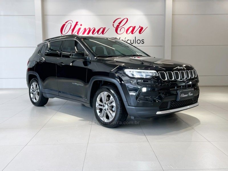 JEEP COMPASS 1.3 LONGITUDE T270 16V TURBO 4X2 2022/2023 ÓTIMA CAR FLORES DA CUNHA / Carros no Vale JEEP COMPASS 1.3 LONGITUDE T270 16V TURBO 4X2 2022/2023 ÓTIMA CAR FLORES DA CUNHA / Carros no Vale
