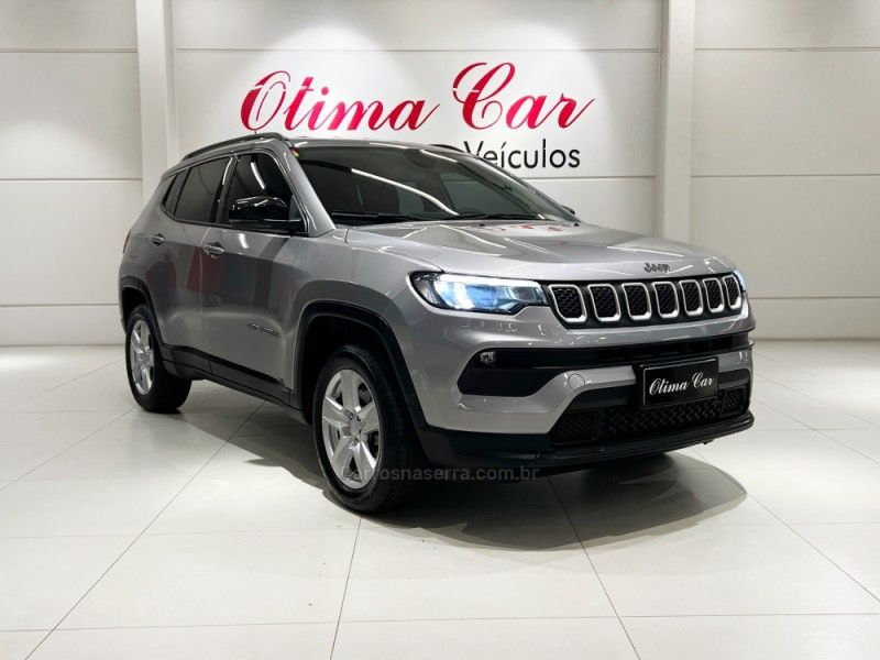 JEEP COMPASS 1.3 SPORT T270 16V TURBO 2021/2022 ÓTIMA CAR FLORES DA CUNHA / Carros no Vale JEEP COMPASS 1.3 SPORT T270 16V TURBO 2021/2022 ÓTIMA CAR FLORES DA CUNHA / Carros no Vale