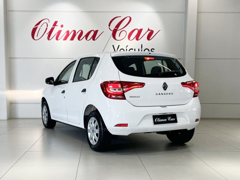 RENAULT SANDERO 1.0 LIFE 12V 2020/2021 ÓTIMA CAR FLORES DA CUNHA / Carros no Vale