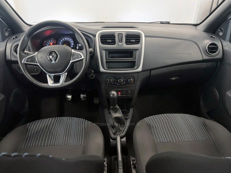 RENAULT SANDERO 1.0 LIFE 12V 2020/2021 ÓTIMA CAR FLORES DA CUNHA / Carros no Vale