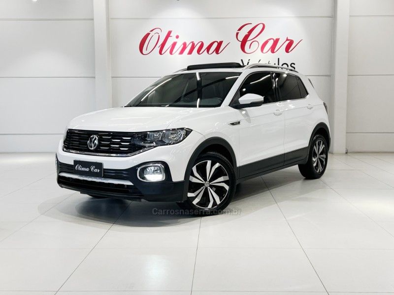 VOLKSWAGEN T-CROSS 1.4 HIGHLINE TSI 16V 2019/2020 ÓTIMA CAR FLORES DA CUNHA / Carros no Vale