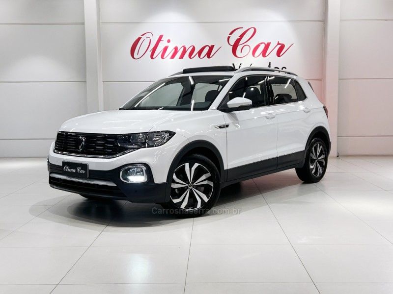 VOLKSWAGEN T-CROSS 1.4 HIGHLINE TSI 16V 2022/2022 ÓTIMA CAR FLORES DA CUNHA / Carros no Vale