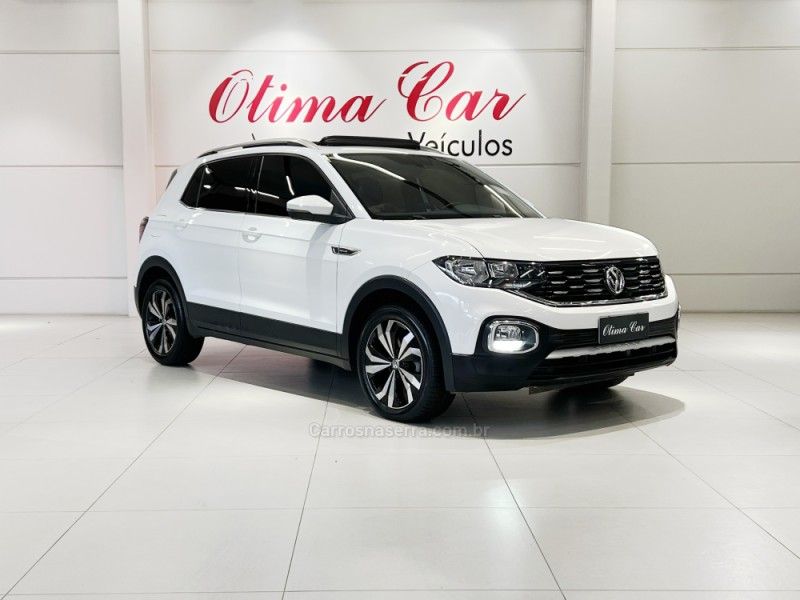 VOLKSWAGEN T-CROSS 1.4 HIGHLINE TSI 16V 2019/2020 ÓTIMA CAR FLORES DA CUNHA / Carros no Vale