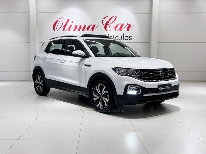 VOLKSWAGEN T-CROSS 1.4 HIGHLINE TSI 16V 2022/2022 ÓTIMA CAR FLORES DA CUNHA / Carros no Vale