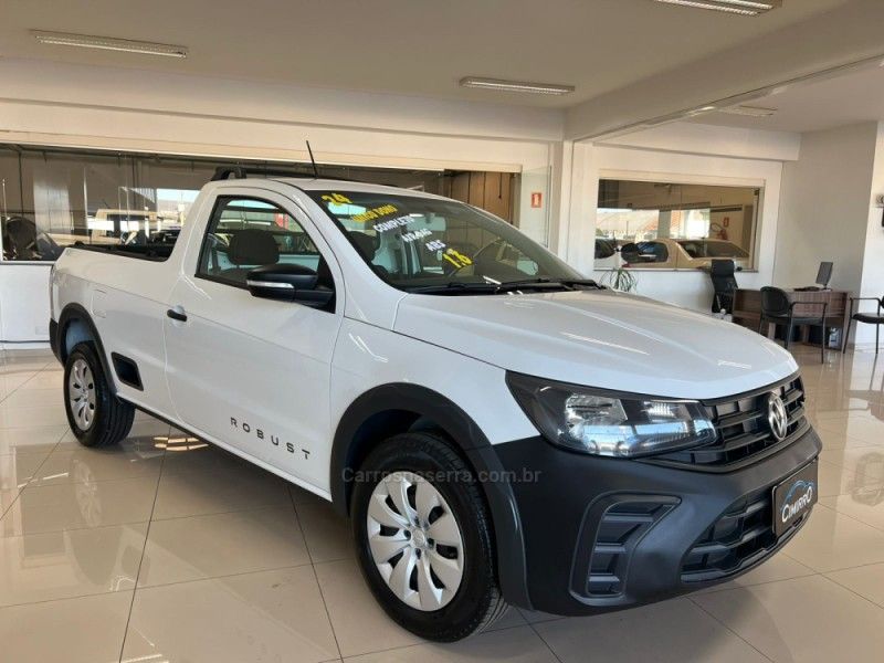 VOLKSWAGEN SAVEIRO 1.6 MSI ROBUST CS 16V 2023/2024 CIMIRRO AUTOMÓVEIS TAQUARA / Carros no Vale VOLKSWAGEN SAVEIRO 1.6 MSI ROBUST CS 16V 2023/2024 CIMIRRO AUTOMÓVEIS TAQUARA / Carros no Vale