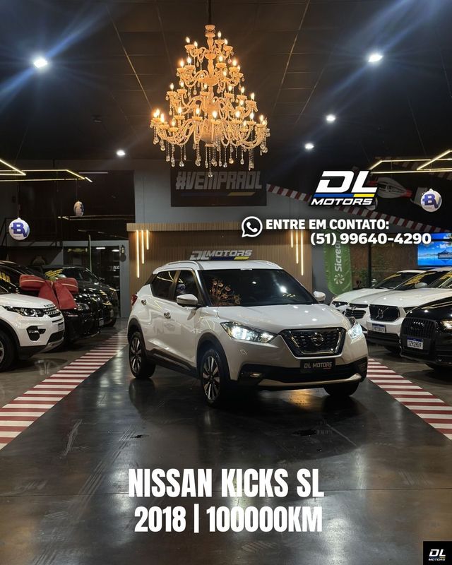 Nissan Kicks Sl Cvt 2018/2018 DL MOTORS LAJEADO / Carros no Vale
