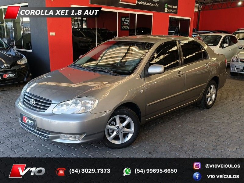 TOYOTA COROLLA 1.8 XEI 16V 2002/2003 V10 VEÍCULOS CAXIAS DO SUL / Carros no Vale