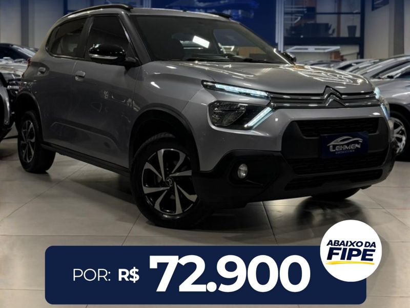 CITROEN C3 1.6 16V FEEL PACK AT6 2022/2023 LEHMEN VEÍCULOS VENÂNCIO AIRES / Carros no Vale CITROEN C3 1.6 16V FEEL PACK AT6 2022/2023 LEHMEN VEÍCULOS VENÂNCIO AIRES / Carros no Vale