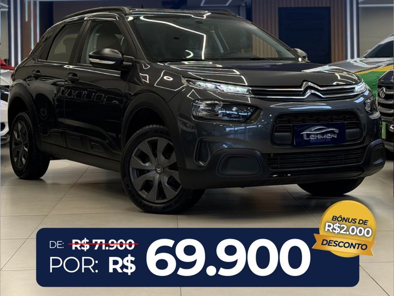CITROEN C4 CACTUS 1.6 VTI 120 FEEL BUSINESS EAT6 2020/2020 LEHMEN VEÍCULOS VENÂNCIO AIRES / Carros no Vale