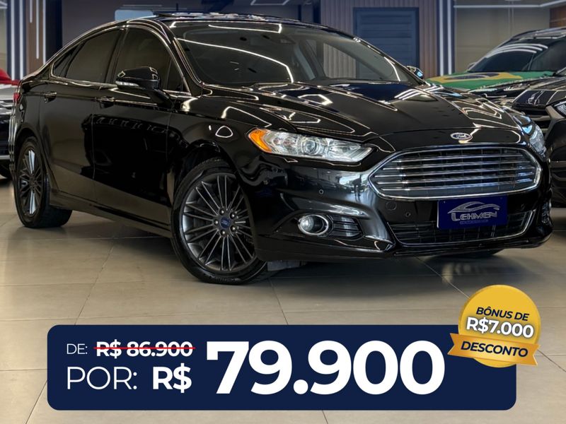 FORD FUSION 2.0 TITANIUM PLUS AWD 16V 2014/2015 LEHMEN VEÍCULOS VENÂNCIO AIRES / Carros no Vale