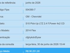 Chevrolet S10 2.4 LTZ 4X2 CD 8V FLEX 4P MANUAL 2014/2014 BETIOLO NOVOS E SEMINOVOS LAJEADO / Carros no Vale