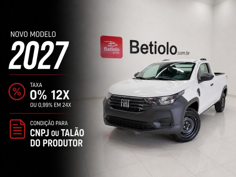 Fiat STRADA 1.3 FIREFLY FLEX ENDURANCE CS MANUAL 2026/2027 BETIOLO NOVOS E SEMINOVOS LAJEADO / Carros no Vale Fiat STRADA 1.3 FIREFLY FLEX ENDURANCE CS MANUAL 2026/2027 BETIOLO NOVOS E SEMINOVOS LAJEADO / Carros no Vale