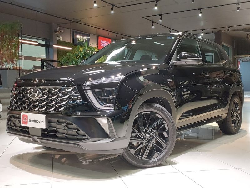 Hyundai CRETA 2.0 FLEX N LINE NIGHT EDITION AUTOMÁTICO 2023/2024 BETIOLO NOVOS E SEMINOVOS LAJEADO / Carros no Vale