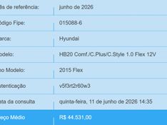 Hyundai HB20 1.0 COMFORT 12V FLEX 4P MANUAL 2014/2015 BETIOLO NOVOS E SEMINOVOS LAJEADO / Carros no Vale