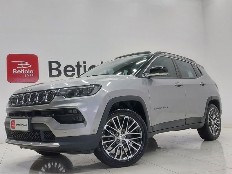JEEP COMPASS 1.3 T270 TURBO FLEX LIMITED AT6 2021/2022 BETIOLO NOVOS E SEMINOVOS LAJEADO / Carros no Vale JEEP COMPASS 1.3 T270 TURBO FLEX LIMITED AT6 2021/2022 BETIOLO NOVOS E SEMINOVOS LAJEADO / Carros no Vale