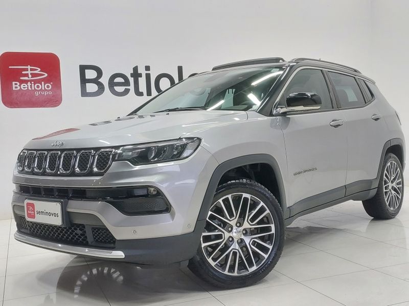JEEP COMPASS 1.3 T270 TURBO FLEX LIMITED AT6 2021/2022 BETIOLO NOVOS E SEMINOVOS LAJEADO / Carros no Vale JEEP COMPASS 1.3 T270 TURBO FLEX LIMITED AT6 2021/2022 BETIOLO NOVOS E SEMINOVOS LAJEADO / Carros no Vale