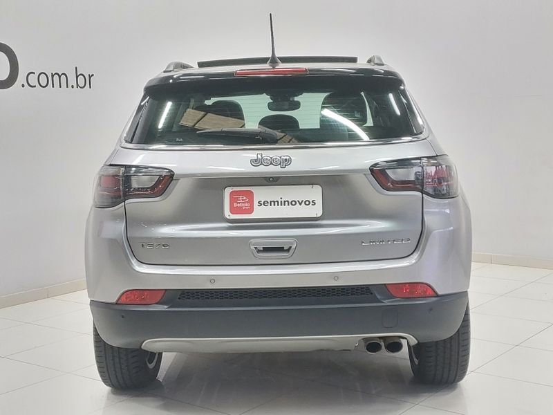 JEEP COMPASS 1.3 T270 TURBO FLEX LIMITED AT6 2021/2022 BETIOLO NOVOS E SEMINOVOS LAJEADO / Carros no Vale JEEP COMPASS 1.3 T270 TURBO FLEX LIMITED AT6 2021/2022 BETIOLO NOVOS E SEMINOVOS LAJEADO / Carros no Vale