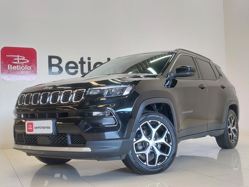 JEEP COMPASS 1.3 T270 TURBO FLEX LONGITUDE AT6 2024/2025 BETIOLO NOVOS E SEMINOVOS LAJEADO / Carros no Vale JEEP COMPASS 1.3 T270 TURBO FLEX LONGITUDE AT6 2024/2025 BETIOLO NOVOS E SEMINOVOS LAJEADO / Carros no Vale