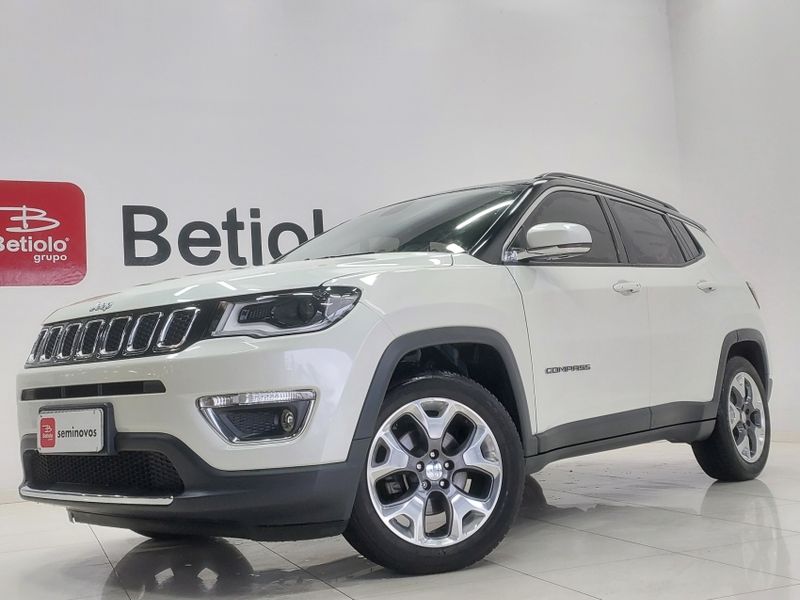 JEEP COMPASS 2.0 16V FLEX LIMITED AUTOMÁTICO 2018/2018 BETIOLO NOVOS E SEMINOVOS LAJEADO / Carros no Vale JEEP COMPASS 2.0 16V FLEX LIMITED AUTOMÁTICO 2018/2018 BETIOLO NOVOS E SEMINOVOS LAJEADO / Carros no Vale