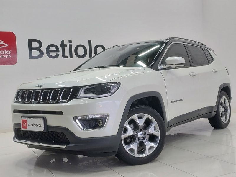 JEEP COMPASS 2.0 16V FLEX LIMITED AUTOMÁTICO 2018/2018 BETIOLO NOVOS E SEMINOVOS LAJEADO / Carros no Vale JEEP COMPASS 2.0 16V FLEX LIMITED AUTOMÁTICO 2018/2018 BETIOLO NOVOS E SEMINOVOS LAJEADO / Carros no Vale