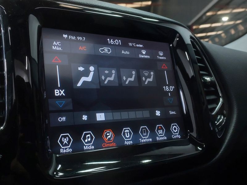JEEP COMPASS 2.0 16V FLEX LIMITED AUTOMÁTICO 2019/2019 BETIOLO NOVOS E SEMINOVOS LAJEADO / Carros no Vale