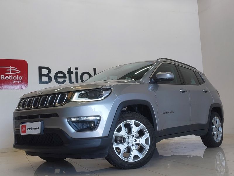 JEEP COMPASS 2.0 16V FLEX LONGITUDE AUTOMÁTICO 2021/2021 BETIOLO NOVOS E SEMINOVOS LAJEADO / Carros no Vale JEEP COMPASS 2.0 16V FLEX LONGITUDE AUTOMÁTICO 2021/2021 BETIOLO NOVOS E SEMINOVOS LAJEADO / Carros no Vale