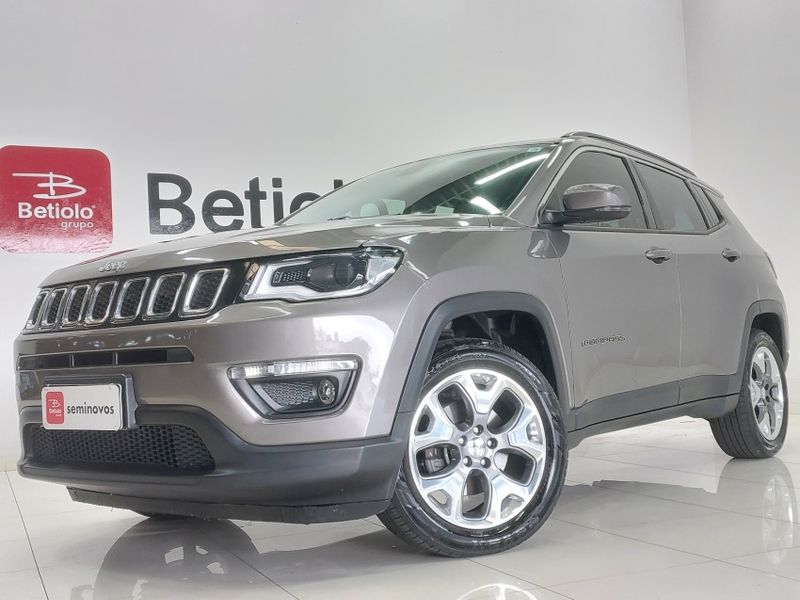 JEEP COMPASS 2.0 16V FLEX LONGITUDE AUTOMÁTICO 2020/2020 BETIOLO NOVOS E SEMINOVOS LAJEADO / Carros no Vale JEEP COMPASS 2.0 16V FLEX LONGITUDE AUTOMÁTICO 2020/2020 BETIOLO NOVOS E SEMINOVOS LAJEADO / Carros no Vale