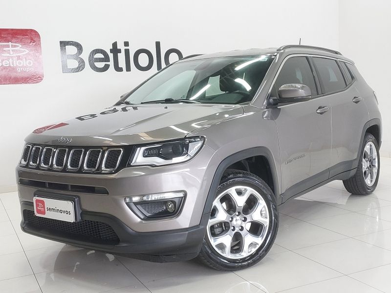 JEEP COMPASS 2.0 16V FLEX LONGITUDE AUTOMÁTICO 2020/2020 BETIOLO NOVOS E SEMINOVOS LAJEADO / Carros no Vale JEEP COMPASS 2.0 16V FLEX LONGITUDE AUTOMÁTICO 2020/2020 BETIOLO NOVOS E SEMINOVOS LAJEADO / Carros no Vale
