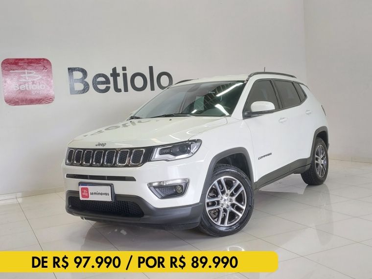 JEEP COMPASS 2.0 16V FLEX SPORT AUTOMÁTICO 2018/2019 BETIOLO NOVOS E SEMINOVOS LAJEADO / Carros no Vale JEEP COMPASS 2.0 16V FLEX SPORT AUTOMÁTICO 2018/2019 BETIOLO NOVOS E SEMINOVOS LAJEADO / Carros no Vale
