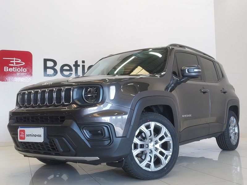 JEEP RENEGADE 1.3 T270 TURBO FLEX LONGITUDE AT6 2025/2025 BETIOLO NOVOS E SEMINOVOS LAJEADO / Carros no Vale