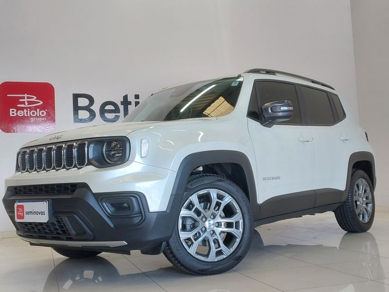 JEEP RENEGADE 1.3 T270 TURBO FLEX LONGITUDE AT6 2024/2025 BETIOLO NOVOS E SEMINOVOS LAJEADO / Carros no Vale