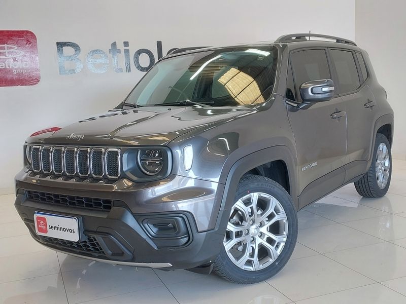 JEEP RENEGADE 1.3 T270 TURBO FLEX LONGITUDE AT6 2025/2025 BETIOLO NOVOS E SEMINOVOS LAJEADO / Carros no Vale
