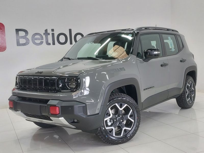 JEEP RENEGADE 1.3 T270 TURBO FLEX WILLYS 4×4 AT9 2026/2027 BETIOLO NOVOS E SEMINOVOS LAJEADO / Carros no Vale