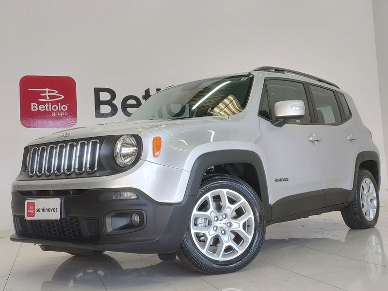 JEEP RENEGADE 1.8 16V FLEX LONGITUDE 4P AUTOMÁTICO 2015/2016 BETIOLO NOVOS E SEMINOVOS LAJEADO / Carros no Vale