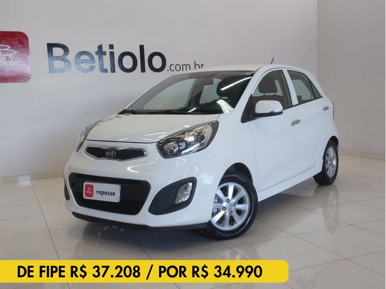KIA PICANTO 1.0 EX 12V FLEX 4P MANUAL 2012/2013 BETIOLO NOVOS E SEMINOVOS LAJEADO / Carros no Vale KIA PICANTO 1.0 EX 12V FLEX 4P MANUAL 2012/2013 BETIOLO NOVOS E SEMINOVOS LAJEADO / Carros no Vale