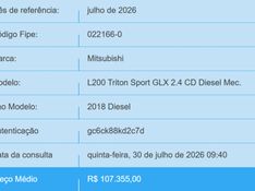 Mitsubishi L200 TRITON 2.4 16V TURBO DIESEL SPORT GLX CD 4P 4X4 MANUAL 2018/2018 BETIOLO NOVOS E SEMINOVOS LAJEADO / Carros no Vale